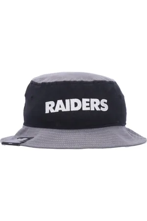 New Era Tilbehør, unisex, Sort, M, Bomuld, NFL Raiders Bucket Hat Sort