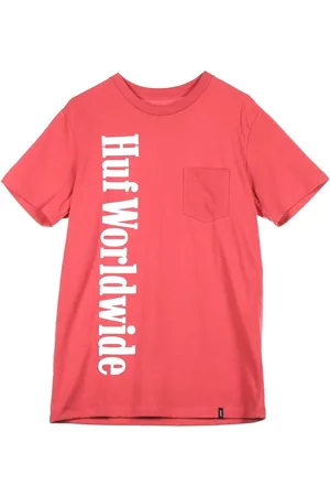 Huf Top, Herre, Rød, L, Rød Herre T-shirt