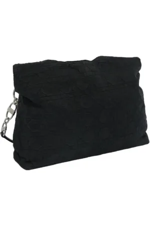 Dior Pre-owned, Dame, Sort, ONE SIZE, Nylon, Pre-owned nylon dior-tasker