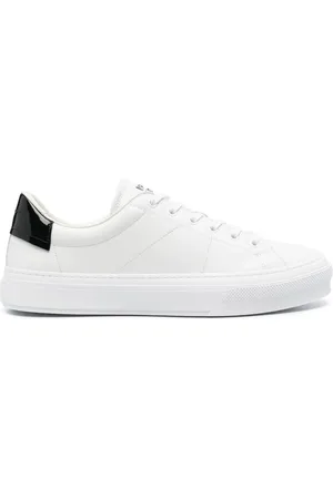Givenchy Sko, Herre, Hvid, 40 EU, Uld, Hvide Sneakers med 4G Logo