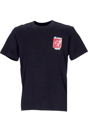 Element Top, Herre, Sort, M, Bomuld, Abernes Planet Sort T-shirt