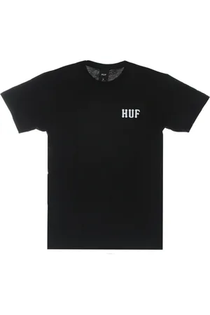 Huf Top, Herre, Sort, M, Bomuld, Klassisk Sort Herre T-shirt