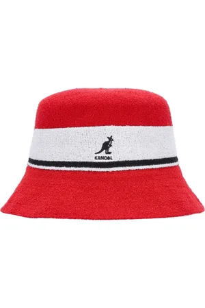 Kangol Tilbehør, Herre, Rød, M, Polyester, Stribet spandehat i Scarlet