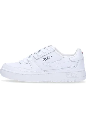 Fila Sko, Herre, Hvid, 45 EU, Læder, Hvid Lav Top Sneaker Læder Gummisål