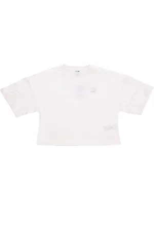 PUMA Top, Dame, Hvid, M, Bomuld, Oversized Tee No Color Short Sleeve