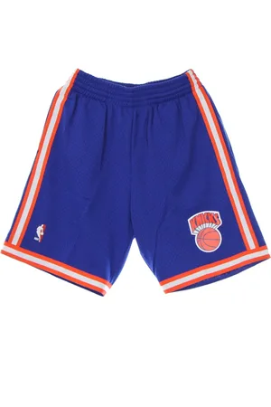 Mitchell & Ness Sport, Herre, Blå, XL, Polyester, NBA Swingman Basketball Shorts Knicks
