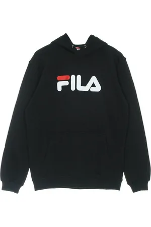 Fila Sweathshirts & Hoodies, Herre, Sort, L, Bomuld, Sort Letvægts Hættetrøje