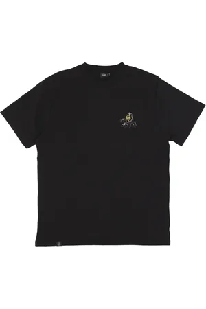 DOLLY NOIRE Top, Herre, Sort, XL, Bomuld, Scorpion Tee Sort Kortærmet T-shirt