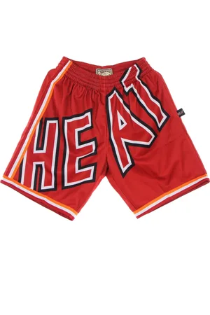 Mitchell & Ness Sport, Herre, Rød, L, Polyester, Miami Heat Basketball Shorts Hardwood Classics
