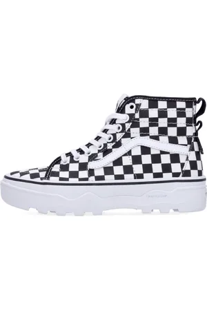 Vans Sko, Dame, Hvid, 36 EU, Skakternet Sk8-hi Kvinders Høje Sneaker