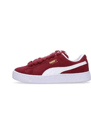 PUMA Sko, Herre, Rød, 43 EU, Suede, Regal /White Suede Lav Sko