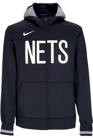 Nike Sweathshirts & Hoodies, Herre, Sort, S, Polyester, Brooklyn Nets Letvægts Zip-Hoodie