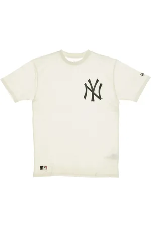 New Era Top, Herre, , XL, Stor Logo Oversize Tee i Off White/Sort