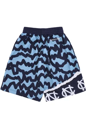 Mitchell & Ness Sport, Herre, Blå, L, Polyester, Ncaa Basketball Shorts Tar Heels Logo