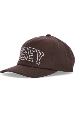 Obey Tilbehør, Herre, Brun, ONE SIZE, Uld, Klassisk Snapback Kasket Mørk Chokolade