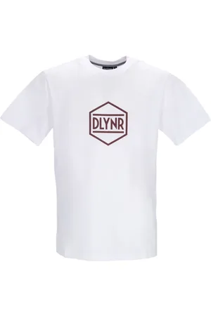 DOLLY NOIRE Top, Herre, Hvid, XL, Bomuld, Hvid Logo Tee Kortærmet T-shirt