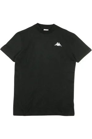 Kappa Top, Herre, Sort, L, Uld, Stilfuld Herre T-Shirt Sort/Hvid