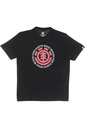 Element Top, Herre, Sort, XL, Bomuld, Flint Herre T-shirt Kortærmet