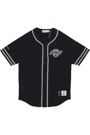 Mitchell & Ness Sport, Herre, Sort, L, Bomuld, NHL Mode Bomuldsknapjakke