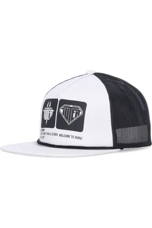 IUTER Tilbehør, Herre, Hvid, ONE SIZE, Bomuld, Flad Skygge Trucker Kasket Hvid