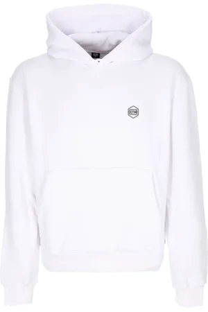 DOLLY NOIRE Sweathshirts & Hoodies, Herre, Hvid, XL, Bomuld, Balance Hoodie Hvid