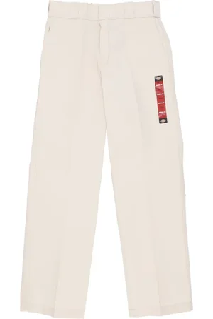 Dickies Bukser, Herre, Hvid, W34 L32, Struktureret arbejdspant med lommer