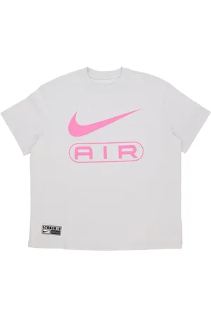 Nike Top, Dame, Grå, M, Bomuld, Air Bf Tee Photon Dust