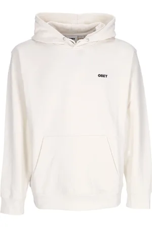 Obey Sweathshirts & Hoodies, Herre, Hvid, L, Bomuld, Letvægts hættetrøje fransk terry