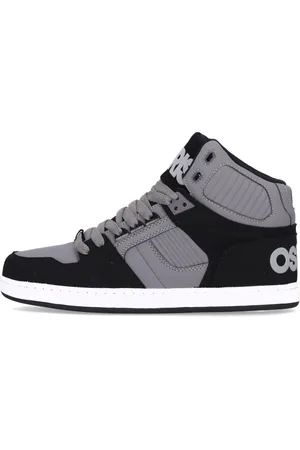 Osiris Sko, Herre, Sort, 41 1/2 EU, Høje Skate Sko Sort/Grå/Hvid