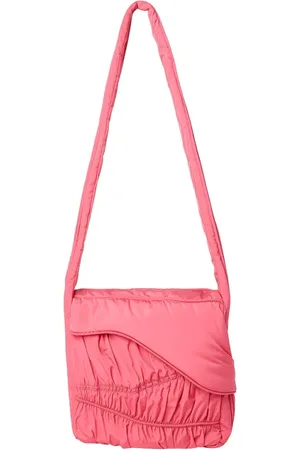 Mainline:RUS/Fr.CA/DE Taske, Dame, Lyserød, ONE SIZE, Uld, Ruched Crossbody Taske