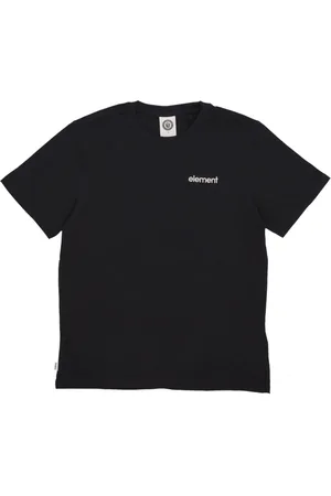 Element Top, Herre, Sort, L, Bomuld, Herre Grafisk T-shirt Sort