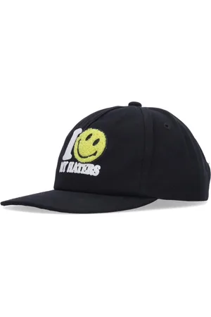 MARKET Tilbehør, Herre, Sort, ONE SIZE, Bomuld, Vintage Smiley Haters Kasket Sort