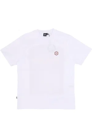 DOLLY NOIRE Top, Herre, Hvid, M, Bomuld, Downhill Pov Tee Hvid T-shirt