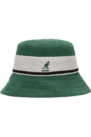Kangol Tilbehør, Herre, Grøn, L, Polyester, Stribet Fiskerhat Grøn