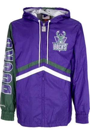 Mitchell & Ness Sport, Herre, Lilla, M, Polyester, NBA Undeniable Windbreaker Lilla