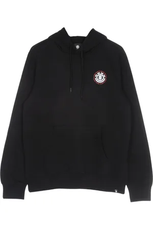 Element Sweathshirts & Hoodies, Herre, Sort, XL, Bomuld, Seal Hættetrøje Sort