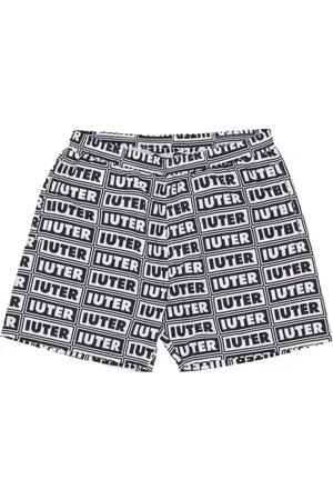 IUTER Badetøj, Herre, Flerfarvet, L, Uld, Hvid Bermuda Badebukser Shorts