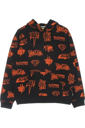 IUTER Sweathshirts & Hoodies, Herre, Sort, XS, Sort All Over Hoodie Letvægts