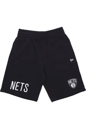New Era Sport, Herre, Sort, XL, Bomuld, NBA Wordmark Tracksuit Shorts Sort/Hvid