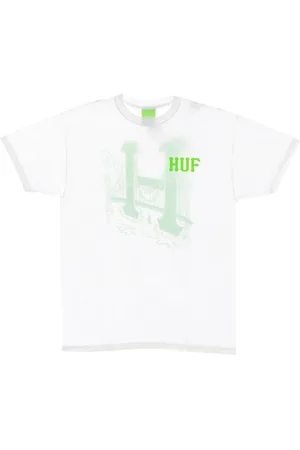 Huf Top, Herre, Hvid, L, Bomuld, Klassisk Golden Gate Tee Hvid Herre
