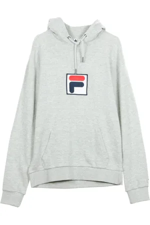 Fila Sweathshirts & Hoodies, Herre, Grå, XL, Uld, Lys Grå Melange Hættetrøje til Mænd