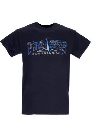 Thrasher Top, Herre, Sort, M, Bomuld, Sort Pyramid Tee Kortærmet T-shirt