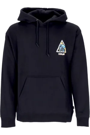 Huf Sweathshirts & Hoodies, Herre, Sort, L, Bomuld, Marvel Ghost Rider Hættetrøje Sort
