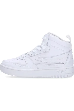 Fila Sko, Dame, Hvid, 37 EU, Læder, Hvid Høj Top Sneaker Læder Gummi
