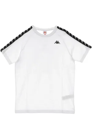 Kappa Top, Herre, Hvid, S, Slim Fit Herre T-Shirt Hvid/Sort