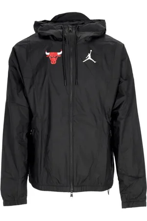 Jordan Jakke, Herre, Sort, XS, Uld, Chicago Bulls Windbreaker Jakke