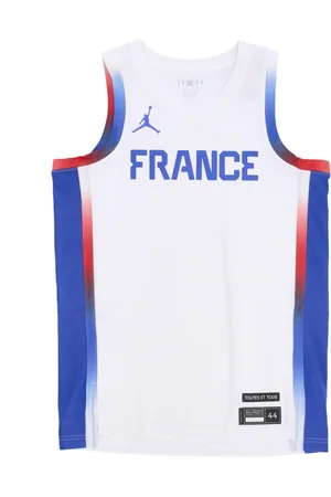 Jordan Top, Herre, Hvid, L, Polyester, Frankrig Basketball Tank Top