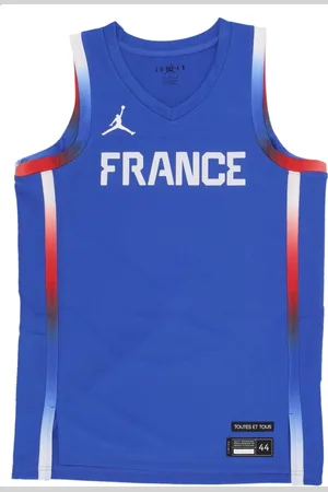 Jordan Sport, Herre, Blå, XL, Polyester, Frankrig Basketball Tank Top