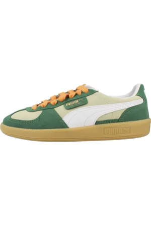 PUMA Sko, Dame, Grøn, 43 EU, Uld, Moderne Sneakers til Bylivet