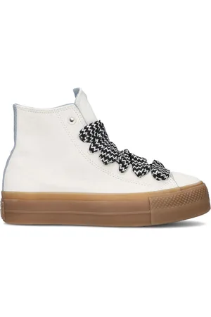 Converse Sko, Dame, Hvid, 37 EU, Vintage Hi-Top Sneakers